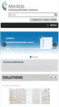 Mobile Screenshot of maxus.net.au