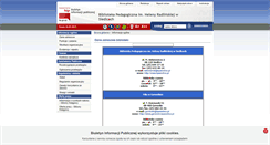 Desktop Screenshot of bpsiedlce.bip2.maxus.com.pl